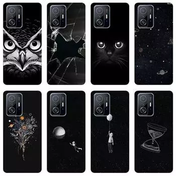 Для Xiaomi 11T Pro 11 T Чехол Мягкая силиконовая задняя крышка Чехол для телефона с рисунком из мультфильма Креатив For Xiaomi 11T