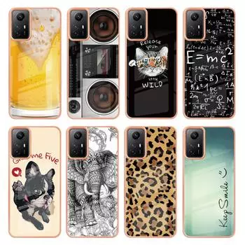Для Xiaomi 13,13T Pro,13 Lite,11 Lite,Redmi 11A,Redmi 10C...Животные, леопард, пиво Узоры с принтами в форме, украшение, ультратонкий мягкий чехол для телефона Xiaomi Redmi Note 11E Pro