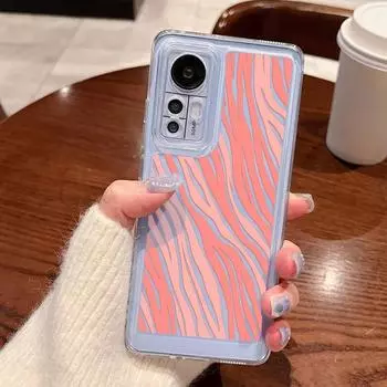 Для Xiaomi 13T 11Lite Redmi Note 13 12 Pro 11 10 Poco X5 Pro прозрачный противоударный мягкий силиконовый чехол с цветочным принтом Redmi Note 11 4G Pro 4G/5G розовый