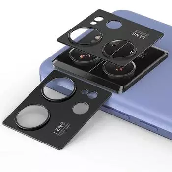 Для Xiaomi 13T Pro защитная пленка для объектива камеры из алюминиевого сплава, металлическая наклейка, кольцо для Xiaomi13T 13TPro 13tPro, защитная пленка Xiaomi 13T чёрный
