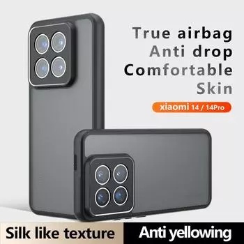 Для Xiaomi 14T 14 13T 13 Pro Ультраматовый прозрачный цветной ударопрочный чехол из ТПУ с защитой от падений и отпечатков пальцев, не желтеющий защитный чехол на заднюю панель For Xiaomi 13 прозрачный