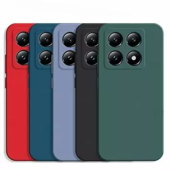Для Xiaomi 14T Чехол Xiaomi 14T 14T Pro 5G Чехол Funda TPU Ударопрочный жидкий силиконовый чехол для телефона Защитный чехол для Xiaomi 14T For Xiaomi 14T чёрный