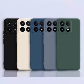 Для Xiaomi 14T Чехол Xiaomi 14T Чехол Fundas Coque Shell Мягкий жидкий силикон TPU Противоударный чехол для телефона Xiaomi 14T Pro For Xiaomi 14T чёрный