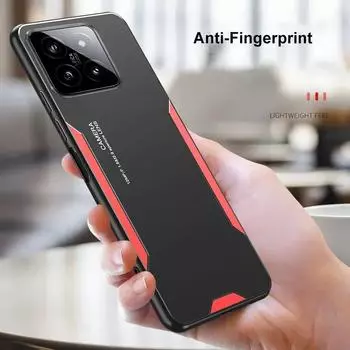 Для Xiaomi 14T Pro 14 T алюминиевый сплав металлический жесткий чехол для Xiaomi Mi 13T 14Tpro матовый чехол силиконовый противоударный полный защитный чехол для камеры телефона Xiaomi 14T синий