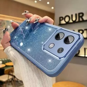 Для Xiaomi 14T Pro Защитная пленка для объектива камеры Чехол для телефона для Xiaomi 14T 14 T Mi14T Pro 14 Ultra Bling Glitter Силиконовый прозрачный мягкий чехол xiaomi 14T чёрный