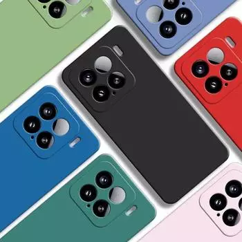 Для Xiaomi 15 5G чехол для телефона Xiomi MI 13 13T 14 14t 15 Pro чехол жидкий силиконовый резиновый противоударный бампер TPU чехлы For Xiaomi 15 серый