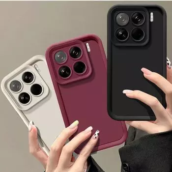 Для Xiaomi 15 Чехол Xiaomi 15 Pro Чехол для телефона mi 15 Mi15 Pro Чехол Симпатичный волнистый гибридный противоударный бампер Чехол Мягкие Fundas For Xiaomi 15