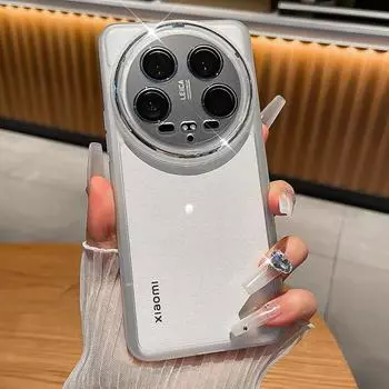 Для Xiaomi 15 ультрапрозрачный силиконовый чехол для объектива камеры для Xiaomi Mi 14T 15 Pro 13 15ultra ударопрочный бампер TPU чехол For Mi 15 Ultra белый