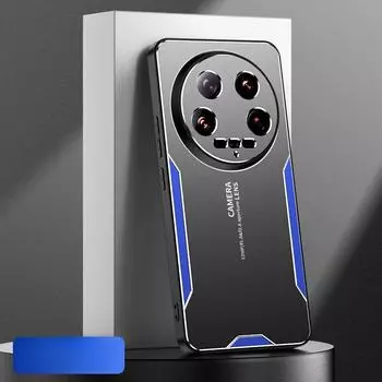 Для Xiaomi 15 Ultra алюминиевый сплав матовый жесткий чехол для Xiaomi 15ultra 5G Mi 14T 15 Pro противоударный матовый защитный чехол for xiaomi 15 ultra синий