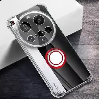 Для Xiaomi 15 Ultra чехол магнитный держатель кольца чехол для Xiaomi 15ultra Mi15pro 14T POCO M7 X7 Pro ударопрочный подушки безопасности мягкий бампер for xiaomi 15 ultra красный