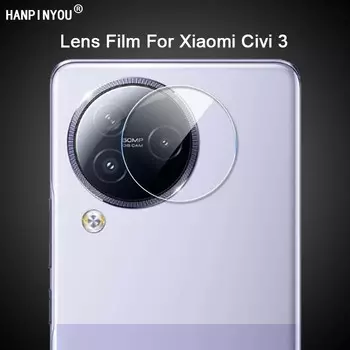 Для Xiaomi Civi 3 6,55 прозрачная ультратонкая защитная крышка для объектива задней камеры, мягкая защитная пленка-не закаленное стекло
