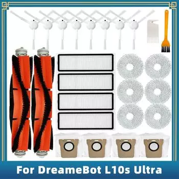 Для Xiaomi Dreame Bot L10 L10s Ultra Robot Vacuum Cleaner запасные части аксессуары основная боковая щетка фильтр Hepa швабра пылесборник