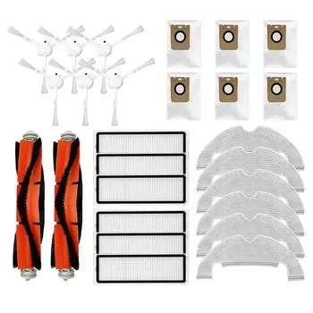 Для Xiaomi Dreame D10 Plus RLS3D, Z10 Pro, L10 Plus Робот-пылесос Аксессуары Щетка Hepa Фильтр Швабра Накладка Пылесборник