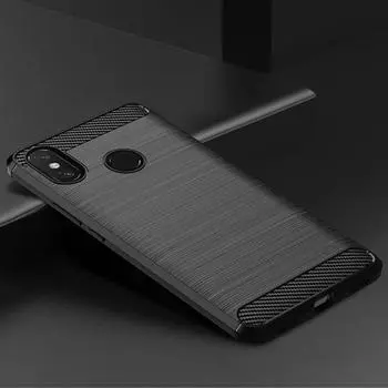 Для Xiaomi Max3 Pro Mi Max3 противоударный силиконовый чехол роскошный чехол для телефона xiaomi mi max 3 mi max3pro мягкие матовые чехлы For Mi Max3 чёрный