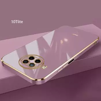 Для Xiaomi Mi 10T Lite 5G чехол Роскошный квадратный чехол M2007J17G для телефона Mi 10T lite противоударный мягкий силиконовый чехол-накладка Fundas For Mi 10T Lite