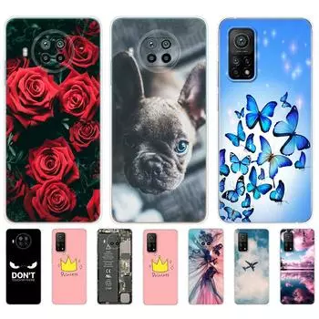 Для Xiaomi Mi 10T Lite Чехлы Для Xiaomi Mi 10T Pro Чехол Мягкий ТПУ Силиконовый Чехол для телефона Для Mi 10T Задняя крышка Mi10T 10TPro 10TLite Бампер Xiaomi Mi 10T