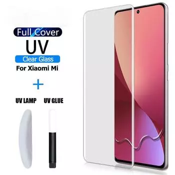 Для Xiaomi Mi 11 12 13 Pro Redmi Note 13 + Pro Note 14 + Pro УФ-закаленное стекло защитная пленка для экрана Mi 11