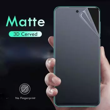Для Xiaomi Mi 11 Lite Poco X6 X5 X3 NFC Redmi Note 14 13 13s 12s 12 11 11s 10 10s 9s 9 8 Pro 14C 13C 12C 10C 9C 9T матовая мягкая защитная пленка для экрана Poco X3 Pro