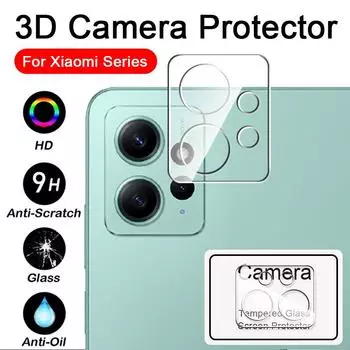 Для Xiaomi Mi 11 Lite Redmi Note 14 13s 13 12s 12 11s 11 10s 10 9s 9 8 Pro + Poco X6 X5 X3 NFC 12C 13C 14C 10C 9T 9C Защитное стекло для задней линзы экрана Redmi Note 12