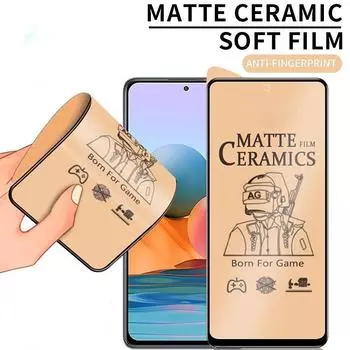 Для Xiaomi Mi 11 Lite Redmi Note 13s 13 12s 12 11s 11 10s 10 9s 9 8 Pro Pro + Poco X6 X3 NFC 12C 13C 10C 9T 9C матовая мягкая защита экрана Poco X3 Pro