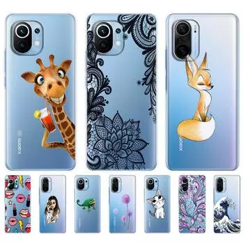 Для Xiaomi Ми 11 | Ми 11 Лайт 4G 5G NE Ми 11i | Задняя крышка Mi 11 Ultra для телефона xiaomi 11 i 11Lite Mi11Lite Silicon TPU Xiaomi Mi 11