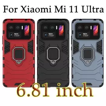 Для Xiaomi Mi 11 Ultra Чехол Finger Ring Armor Bumper Жесткий Чехол Для Xiaomi Mi 11 Lite 5G NE Чехол Для Xiaomi 12 Xiaomi 11 11T Pro Mi 11Ultra(6.81INCH)
