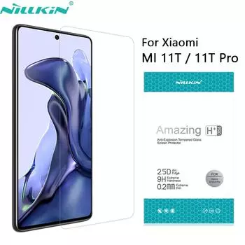 Для Xiaomi Mi 11T стекло Nillkin Amazing H + Pro 0,2 мм Защитная пленка из закаленного стекла для Xiaomi Mi 11T Pro Glass Mi 11T прозрачный