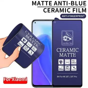 Xiaomi Mi 12 11 Lite 11T 10T Poco X6 X5 X3 NFC Redmi Note 13 13s 12s 12 11 11s 10 10s 9s 9 8 Pro 13C 10C 9C 9T Матовая защитная пленка для экрана с защитой от синего излучения Poco X3 Pro
