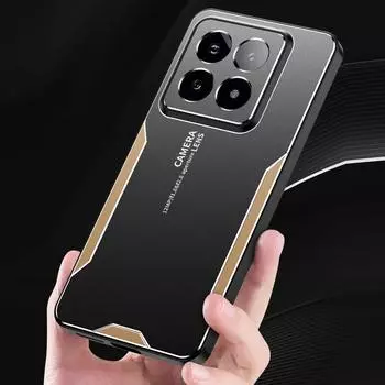 Для Xiaomi mi 14 Pro Чехол металлический алюминиевый защитный объектив Frost Чехол для Xiaomi 14 14 Pro Предотвращает появление отпечатков пальцев For Xiaomi mi 14 Pro синий