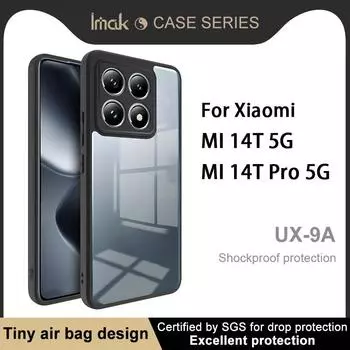 Для Xiaomi MI 14T Pro 5G чехол для телефона IMAK чехол UX-9A серии MI 14T 5G чёрный