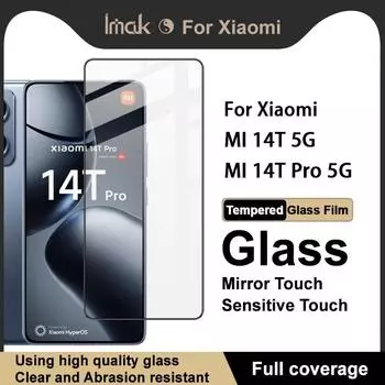 Для Xiaomi MI 14T Pro 5G Glass IMAK Full Coverage Tempered Glass Film Pro+ Series MI 14T 5G