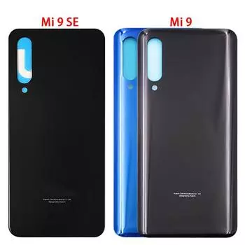 Для Xiaomi mi 9 Mi 9 SE стекло задней батареи задняя дверь корпус сменный клей Mi 9 SE-Black