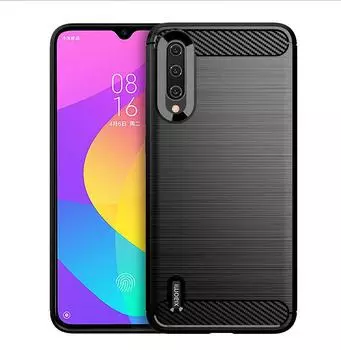 Для Xiaomi Mi CC9 силиконовый чехол карбоновый чехол для задней панели для Xaomi cc9 Micc9 Huawei мягкий противоударный чехол для смартфона Mi CC9 чёрный