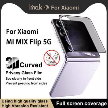 Для Xiaomi MI MIX Flip 5G Glass IMAK 3D изогнутое закаленное стекло с полным покрытием экрана MI MIX Flip 5G
