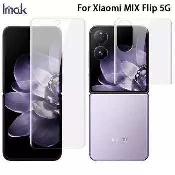 Для Xiaomi MI MIX Flip 5G стекло IMAK гидрогелевая пленка 4-го поколения основной экран + второй экран 1 комплект упаковка MI MIX Flip 5G