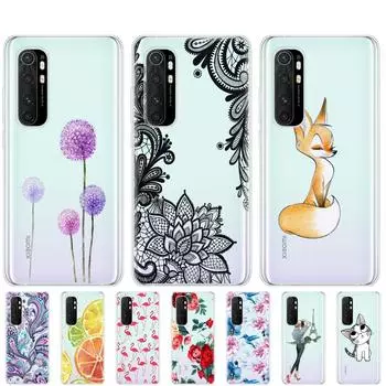 Для Xiaomi Mi Note 10 Lite чехол 6,47 Мягкий силиконовый чехол из ТПУ Note10 Lite задняя панель телефона Note10Lite бампер Funda Mi Note 10 Lite