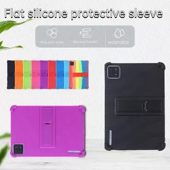 Для Xiaomi Mi Pad 6S Pro 12,4 чехол для планшета противоударный чехол для планшета Teclast мягкая силиконовая подставка защитная оболочка MiPad 6S Pro 12.4 красный