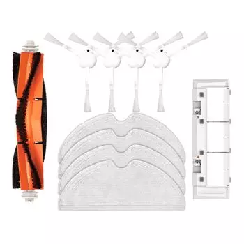 Для Xiaomi Mi Robot Vacuum Mijia 1C / 1T / 2C Dreame F9 / D9 / D9 Pro / D9 Max / L10 Pro / Z10 основная боковая щетка-швабра CHINA