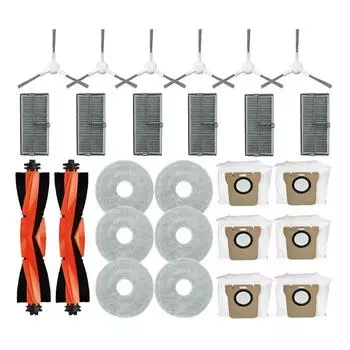 Для Xiaomi Mijia M30S D103CN запасные части аксессуары основная боковая щетка фильтр Hepa ткань для швабры пылесборник