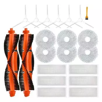 Для Xiaomi Mijia Self-Cleaning Robot 2 C101 робот-пылесос основная боковая щетка фильтр Hepa салфетки для швабры замена тряпки