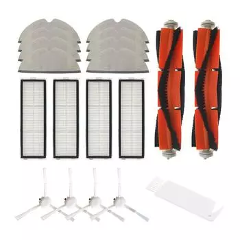 Для Xiaomi Mijia Vacuum 1C 1T/STYTJ01ZHM/STYTJ02ZHMСовершенно новая ткань для швабры, основная щетка, фильтр боковой щетки, детали пылесоса