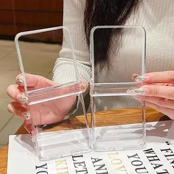 Для Xiaomi Mix Flip противоударный складной прозрачный жесткий чехол для телефона Xiaomi Mix Flip прозрачный