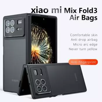 Для Xiaomi Mix Fold 3 Fold3 2308CPXD0C Матовый против отпечатков пальцев Прозрачный противоударный чехол из ТПУ с защитой от падения, не желтеющий, защитная задняя крышка Mix Fold 3 прозрачный