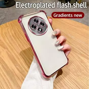 Для Xiaomi Poco C75 Чехол Poco C75 Чехол для телефона POCO C75 Чехол для телефона Мягкий бампер Противоударный защитный чехол Прозрачная гальваническая пластина For Poco C75