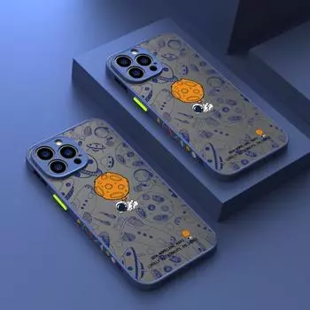 Для Xiaomi Poco F3 X3 11T Lite Redmi Note 12 10 Pro 11E K40 серия астронавтов, защита камеры, противоударный чехол для телефона Redmi Note 9 Pro Max чёрный