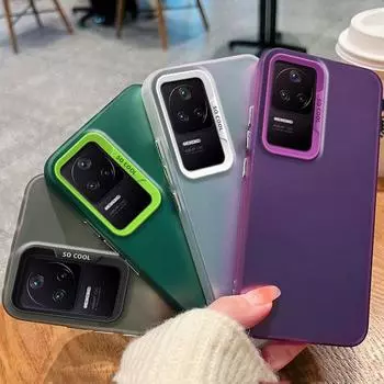 Для Xiaomi Poco F4 чехол POCO F4 чехол для телефона 22021211RG 22021211RI чехол Redmi K40s pocof4 роскошный металлический матовый чехол Aurora Skin Poco F4