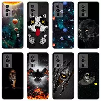 Для Xiaomi Poco F5 F 5 Pro Чехол Мягкая силиконовая задняя крышка Чехол для телефона с рисунком из мультфильма Инновационный чехол For Xiaomi Poco F5