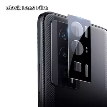 Для Xiaomi Poco F5 Pro Camera черное покрытие шелкография объектив 9H закаленное стекло защитная пленка защита 1 Pcs (Poco F5 Pro) чёрный