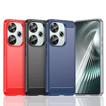 Для Xiaomi Poco F6 Чехол Xiaomi Poco F6 F6 Pro Чехол Противоударный Оригинальный Силиконовый Роскошный Матовый ТПУ Защитный Чехол Для Телефона Poco F6 чёрный