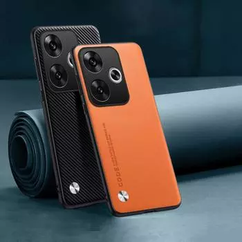 Для Xiaomi POCO F6 Pro противоударный защитный чехол из искусственной кожи, жесткий пластиковый чехол для Xiaomi POCO F6 F6Pro Pro For POCO F6 чёрный